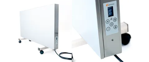 Electric heater example — Výkon: 1000 W · Materiály: nerezová ocel