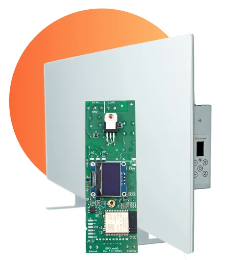 GPO thermostat control board with display